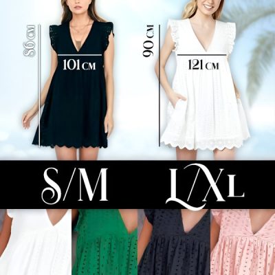 Rochie lejeră din dantelă pentru vară. | BELLACHIC